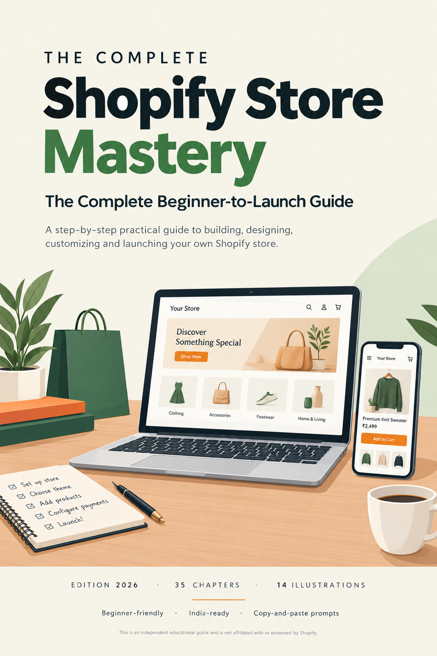 Shopify Store Mastery – The Complete Beginner to Launch Guide